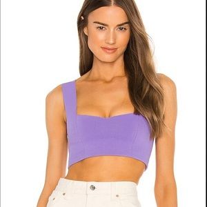 A.L.C. Amethyst crop top.